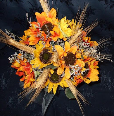 Sunflower Wedding Bouquets a fall wedding Bouquet of