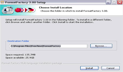 Instal  Format Factory
