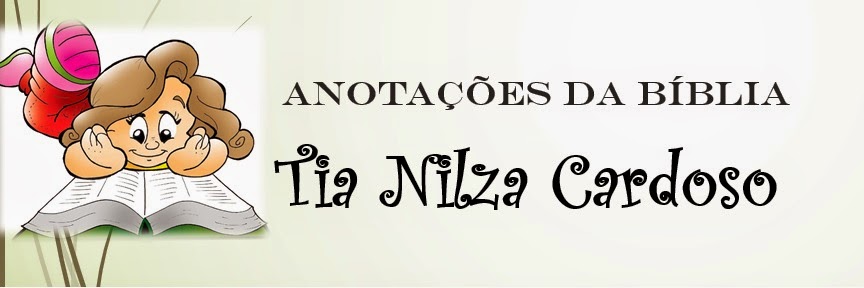 Anotações da Bíblia da Tia Nilza Cardoso