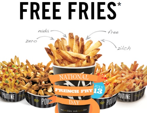 New York Fries Free Fries on Fry-day