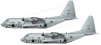 Italeri 1/72 AC-130H SPECTRE (1310) Colour Guide & Paint Conversion Chart