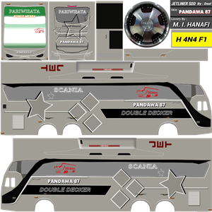 Livery Bussid Pandawa 87 SDD