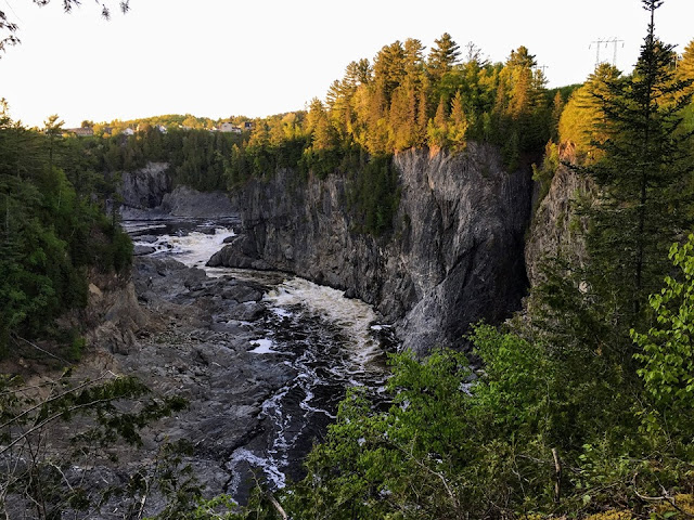 Falls and Gorge Campground, tiny trailer campground, New Brunswick