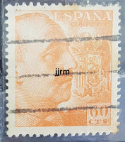 Sello Franco 1949 valor 60 centimos