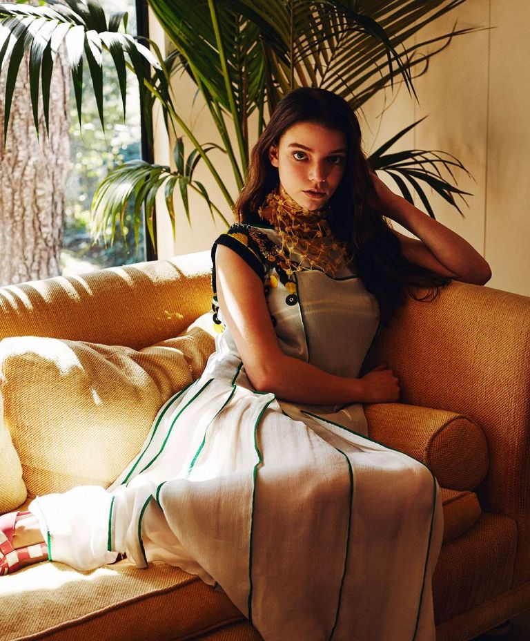 Anya Taylor-Joy models photo shoot for Malibu Magazine