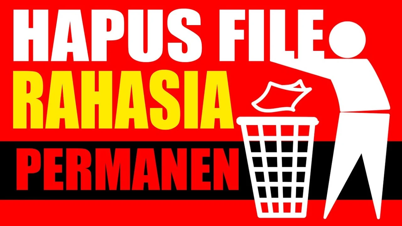 hapus permanen file rahasia