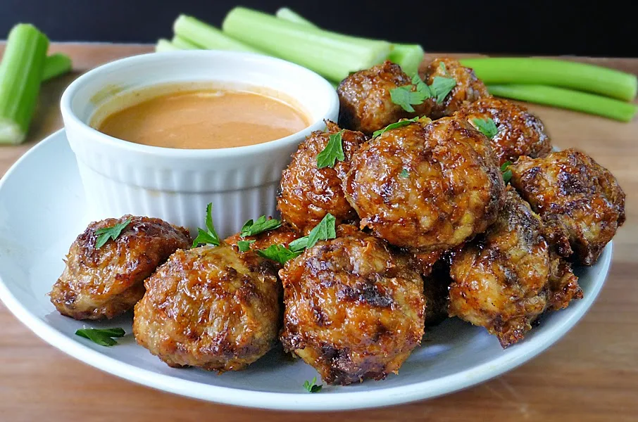 Spicy Chicken Meatballs | by Life Tastes Good