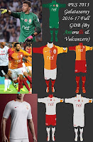 PES 2013 Galatasaray Kits 2016-17 (By antonelli & vulcanzero)