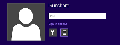 sign in with pin code