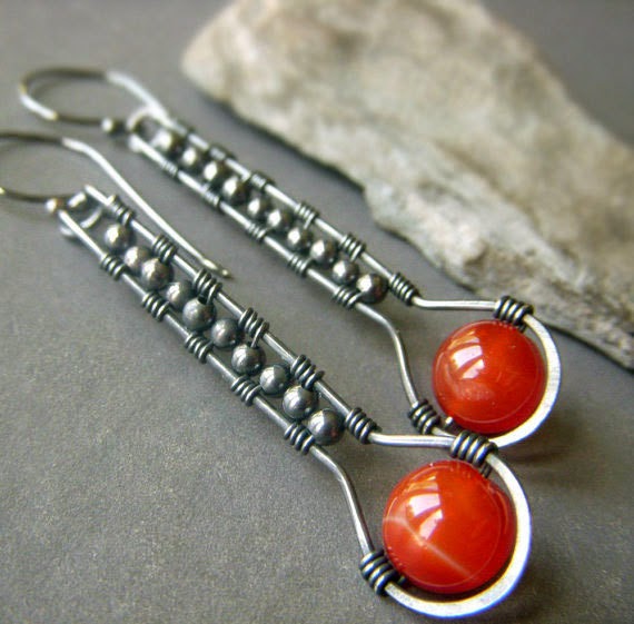 https://www.etsy.com/listing/200955621/carnelian-agate-earrings-on-oxidized