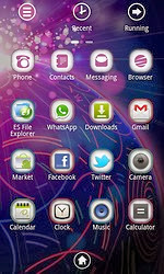 Screenshots WIDE Theme GO Launcher EX for Android tablet, phone.