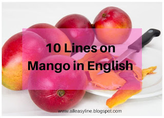 10 Lines on Mango in English