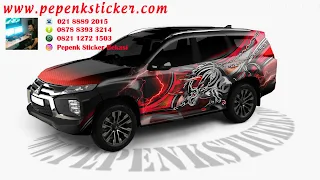 Sticker mobil pajero keren