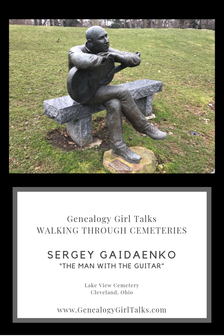 The Man with the Guitar - Lake View Cemetery, Cleveland, Ohio