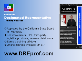 California Designated Representative Training Courses. Earns a training affidavit accepted by the California State Board of Pharmacy.