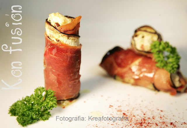 ROLLITOS BERENJENAS JAMON SERRANO