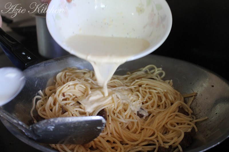 Spaghetti alla Carbonara Lagi - Azie Kitchen