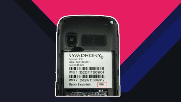 Symphony L25i HW7 Flash File Download