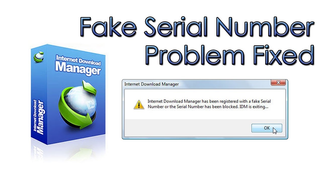 How To Remove Idm Has Been Registered With The Fake Serial Number