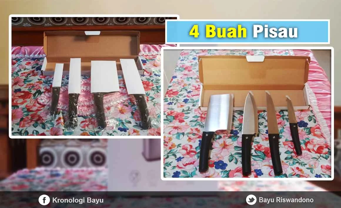 pengalaman beli 1 set pisau dapur,review ulasan 1 set pisau dapur harold,harga pisau dapur terbaik, harga pisau dapur terjangkau cooking color harold