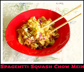 Spaghetti squash chow mein 