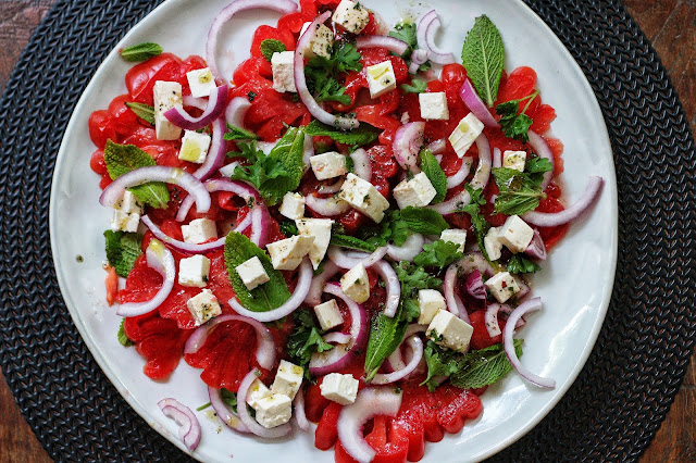 Mediterranean Tomato Feta Salad