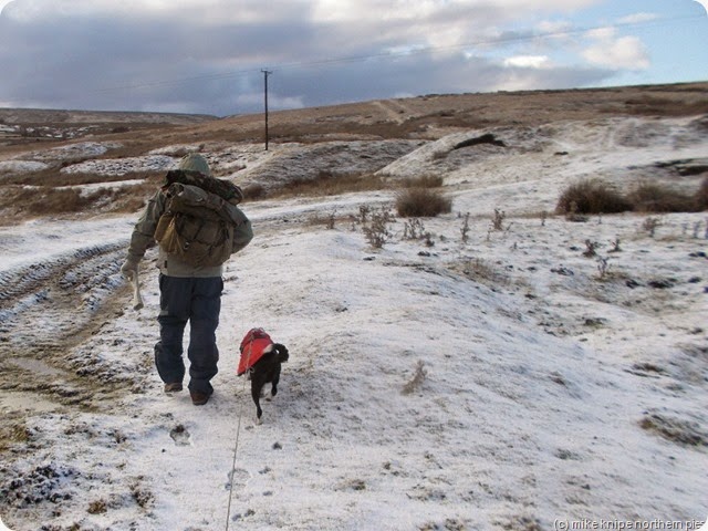 lucky and matt set off up the carriers way
