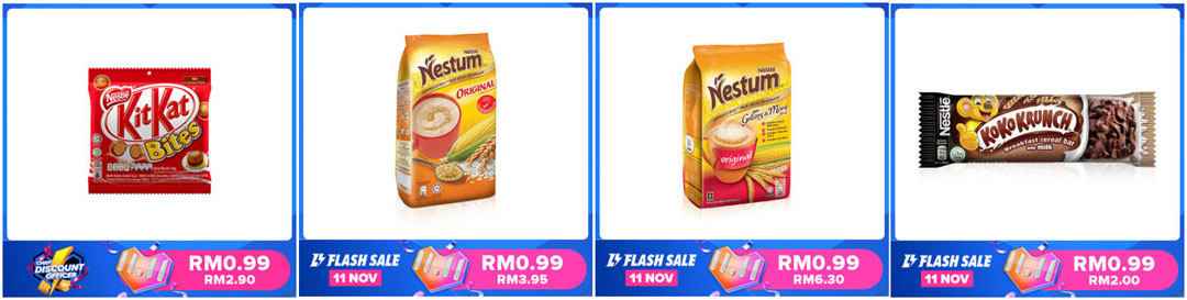 Promosi 11.11 Nestle Lazada