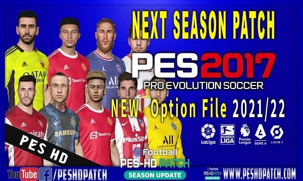 PES 2017 | Next Season Patch 2021 | Option File 2022