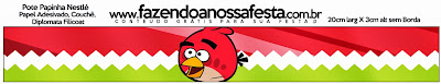 Free Printable Candy Bar Labels for a Angry Birds.