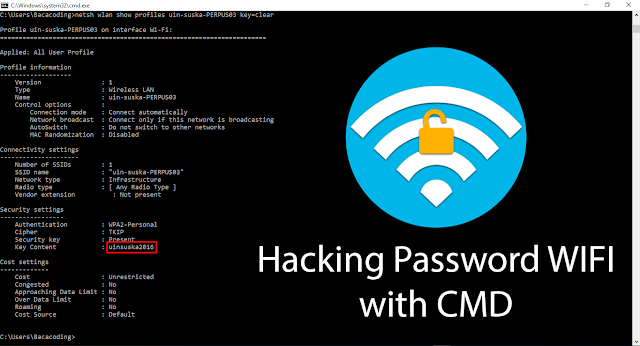 Cara Mengetahui Password Wifi dengan CMD