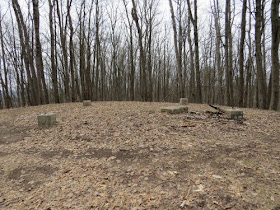 Red Bridge Fire Tower foundations