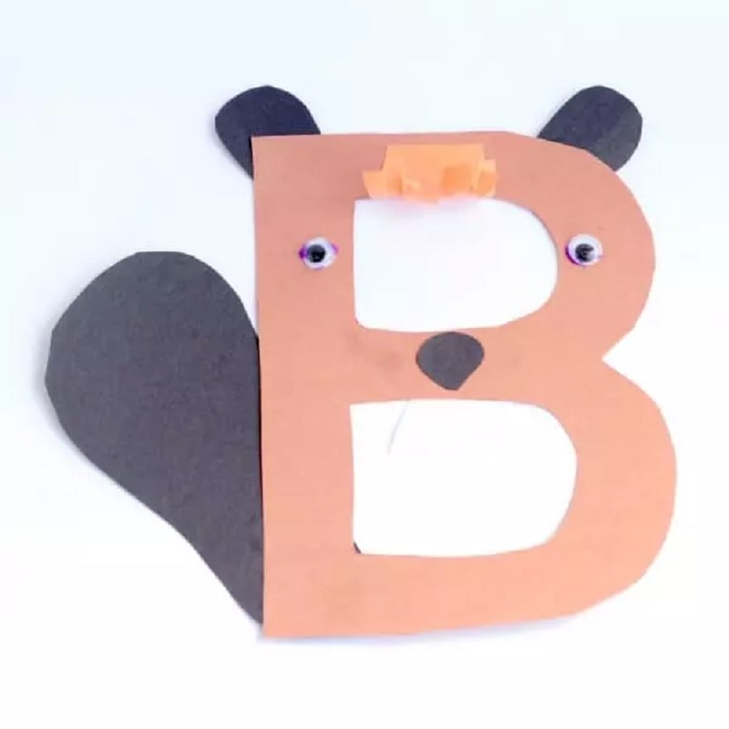 B is for beaver craft