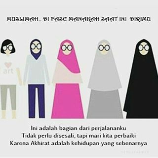 gambar hijrah ke hijab syari