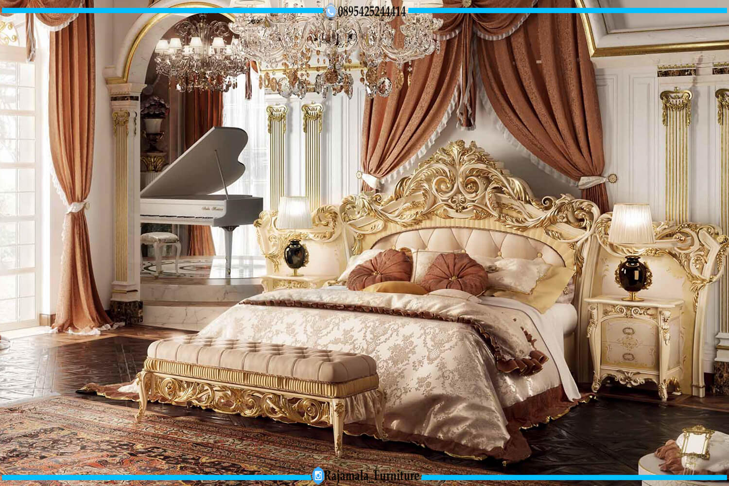 Kamar Set Mewah Terbaru Hypatia Luxury Classic Design RM-0996