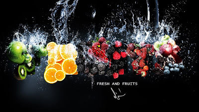 Fresh fruits,fruits,hd wallpapers,water splash,wallpapers