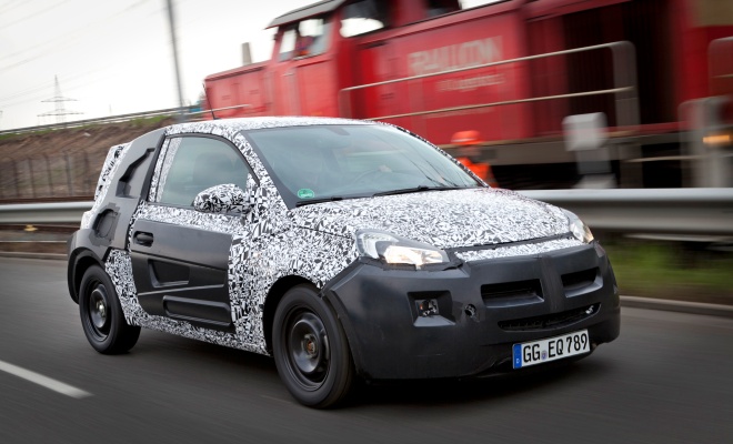 Vauxhall Adam in disguise from the side