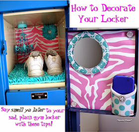 school and gym locker removable decorating ideas