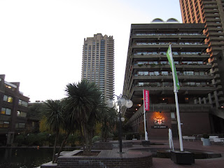 The lakeside at London's Barbican Complex