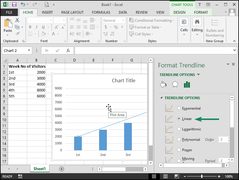 4-Excel-Format-Trendline