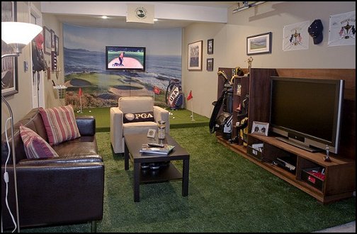 Man Cave Decorating Ideas and Man Cave Decor click here