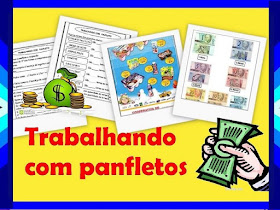 Atividades com panfletos alfabetização