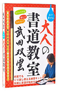 武田双雲 水で書ける大人の書道教室 ([バラエティ])