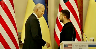 Joe Biden Sürpriz Ziyaret, Başkan Zelensky ile Görüştü