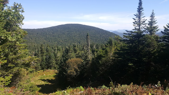 Vue à partir de la montagne de marbre