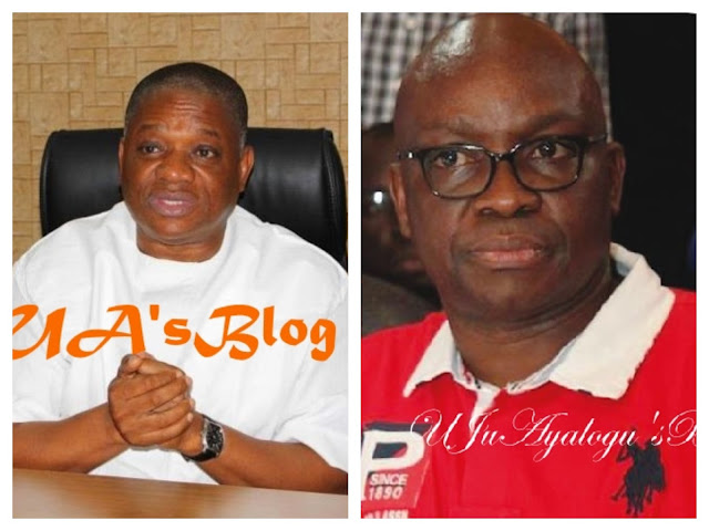 Fayose Is An Ingrate; I Housed In For 90 Days When He Was Disgracefully Impeached - Kalu Tears Ekiti Gov. To Shred In Ekiti