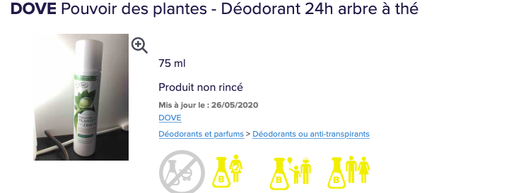 Pouvoir des Plantes - Déodorant 24h Arbre à Thé - Spray - Dove