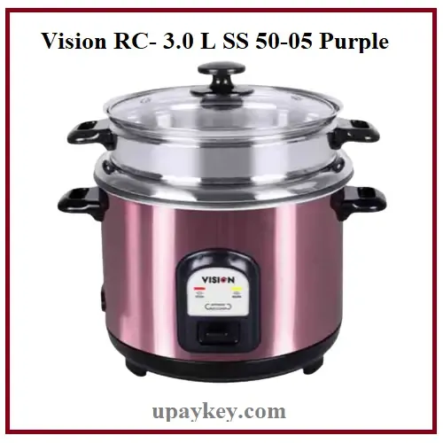 Vision RC- 3.0 L SS 50-05 Purple (Double Pot)-ভিশন রাইস কুকার