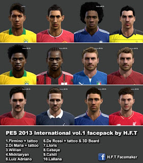 International facepack Pes 2013 Vol.1 by Vicen