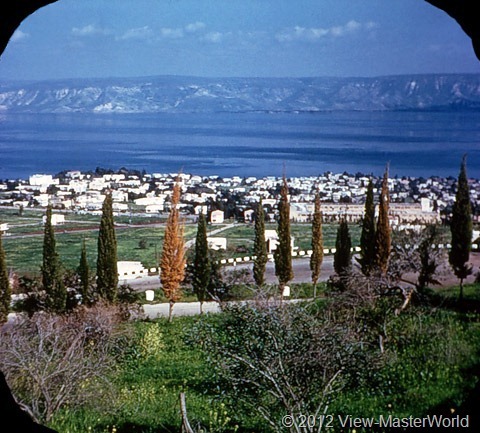 View-Master Modern Israel (B224), Scene 19: Tiberias and the Sea of Galilee